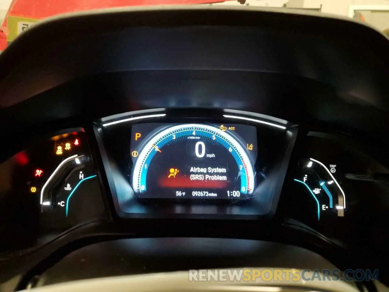 9 fotografías del automóvil dañado 2HGFC4B69KH309525 HONDA CIVIC 2019