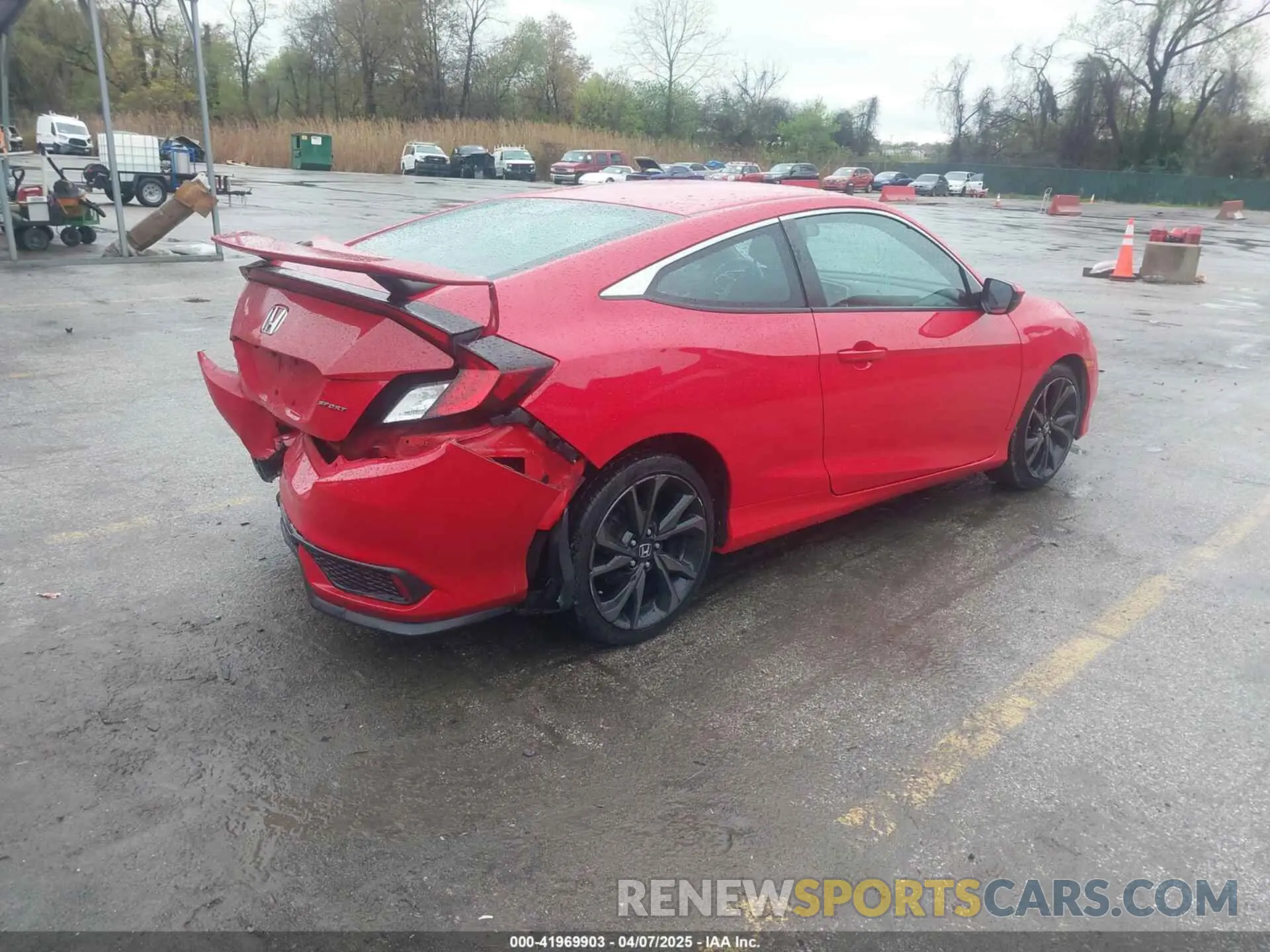 4 fotografías del automóvil dañado 2HGFC4B80KH303422 HONDA CIVIC 2019