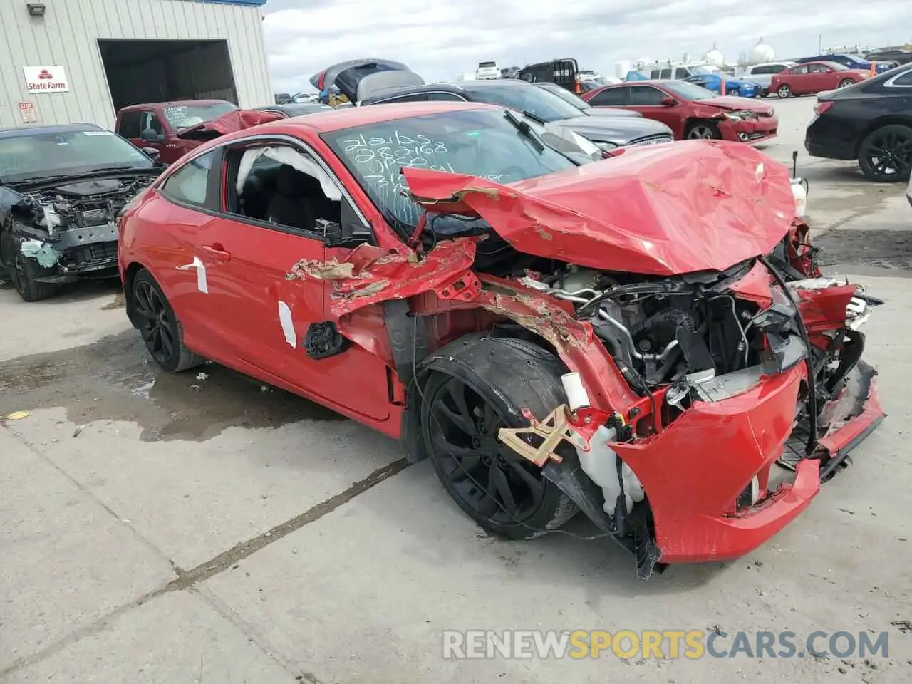 4 fotografías del automóvil dañado 2HGFC4B82KH310291 HONDA CIVIC 2019