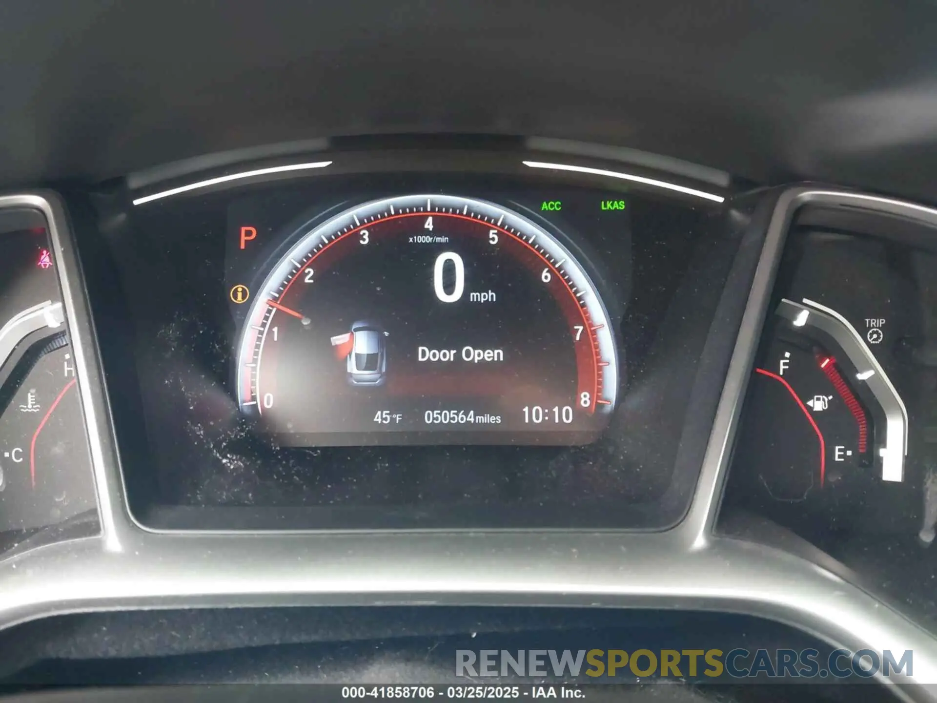 7 fotografías del automóvil dañado 2HGFC4B83KH300787 HONDA CIVIC 2019