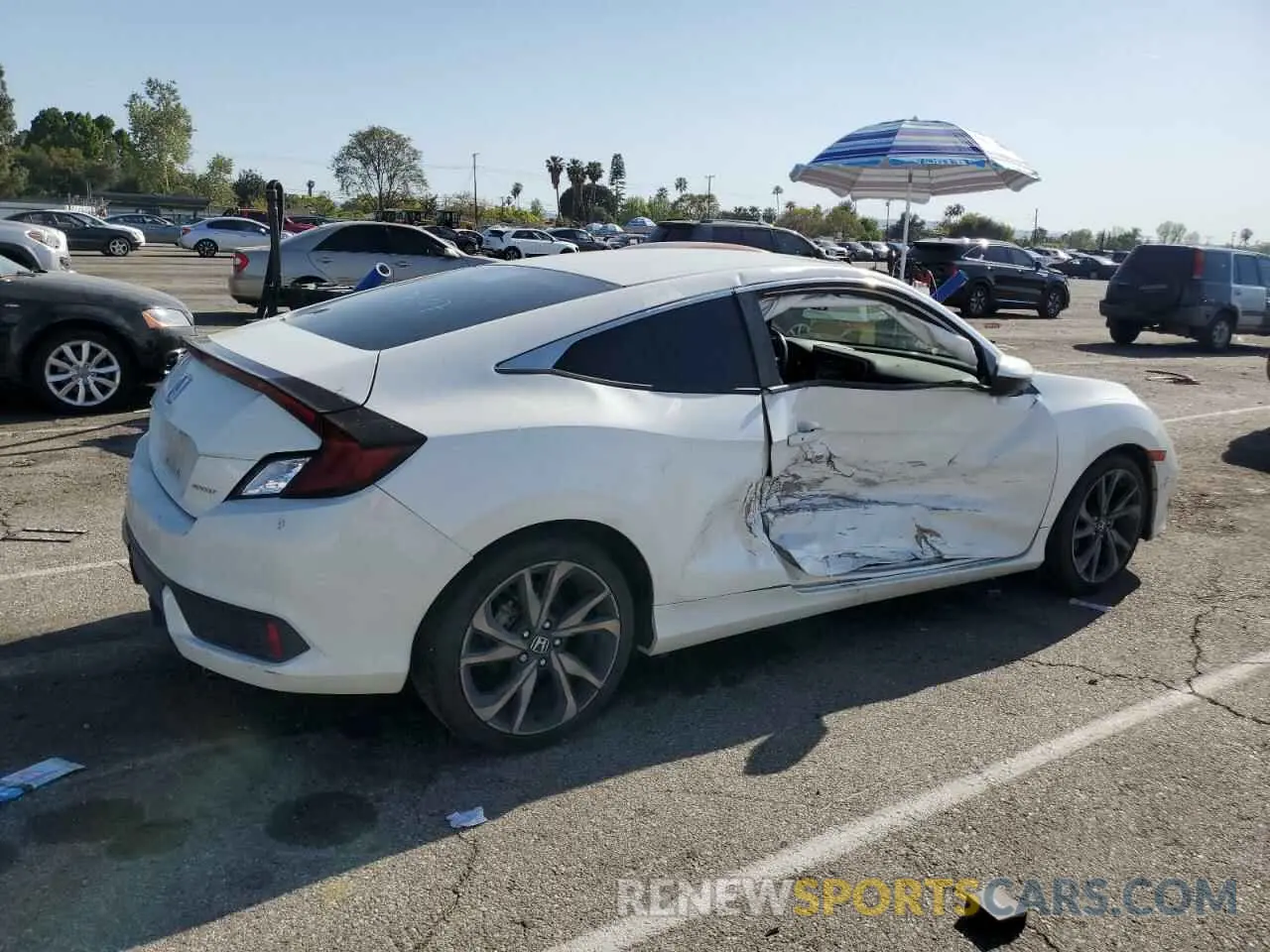 3 fotografías del automóvil dañado 2HGFC4B83KH306850 HONDA CIVIC 2019