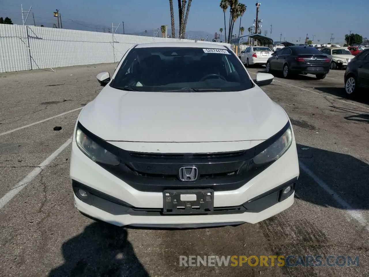 5 fotografías del automóvil dañado 2HGFC4B83KH306850 HONDA CIVIC 2019