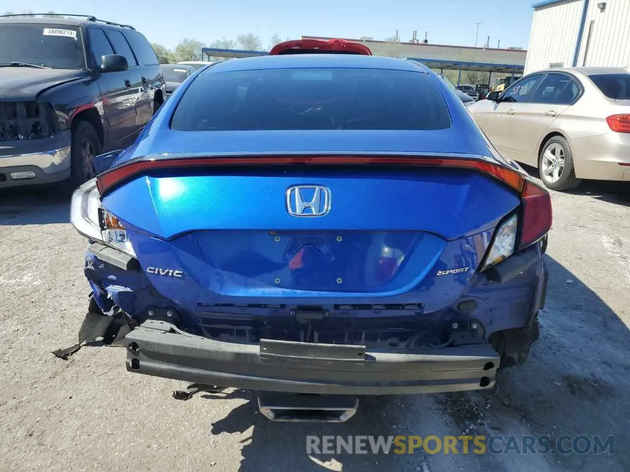 6 fotografías del automóvil dañado 2HGFC4B84KH305819 HONDA CIVIC 2019