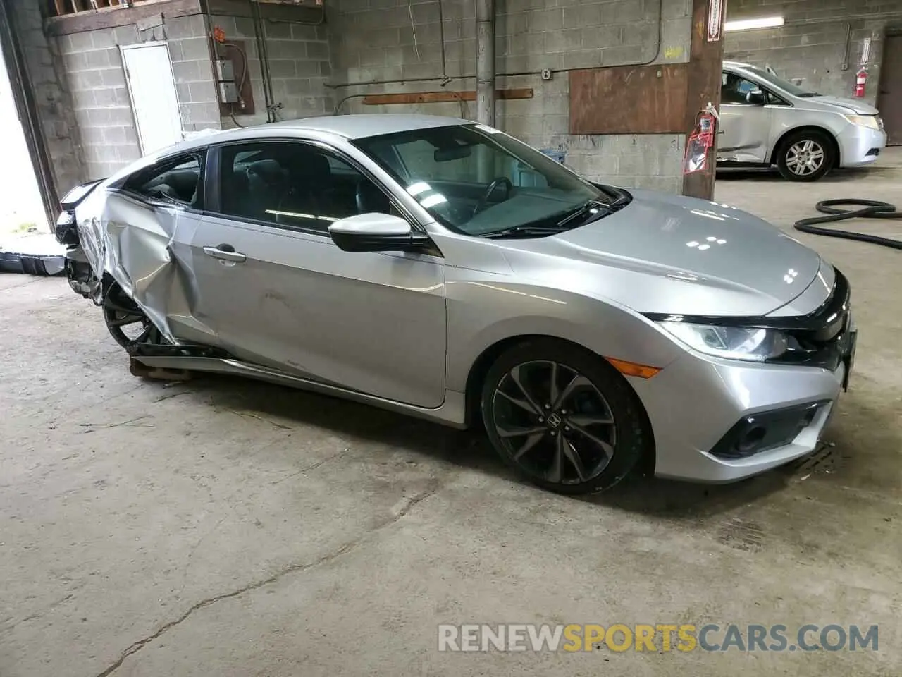 4 fotografías del automóvil dañado 2HGFC4B85KH301083 HONDA CIVIC 2019