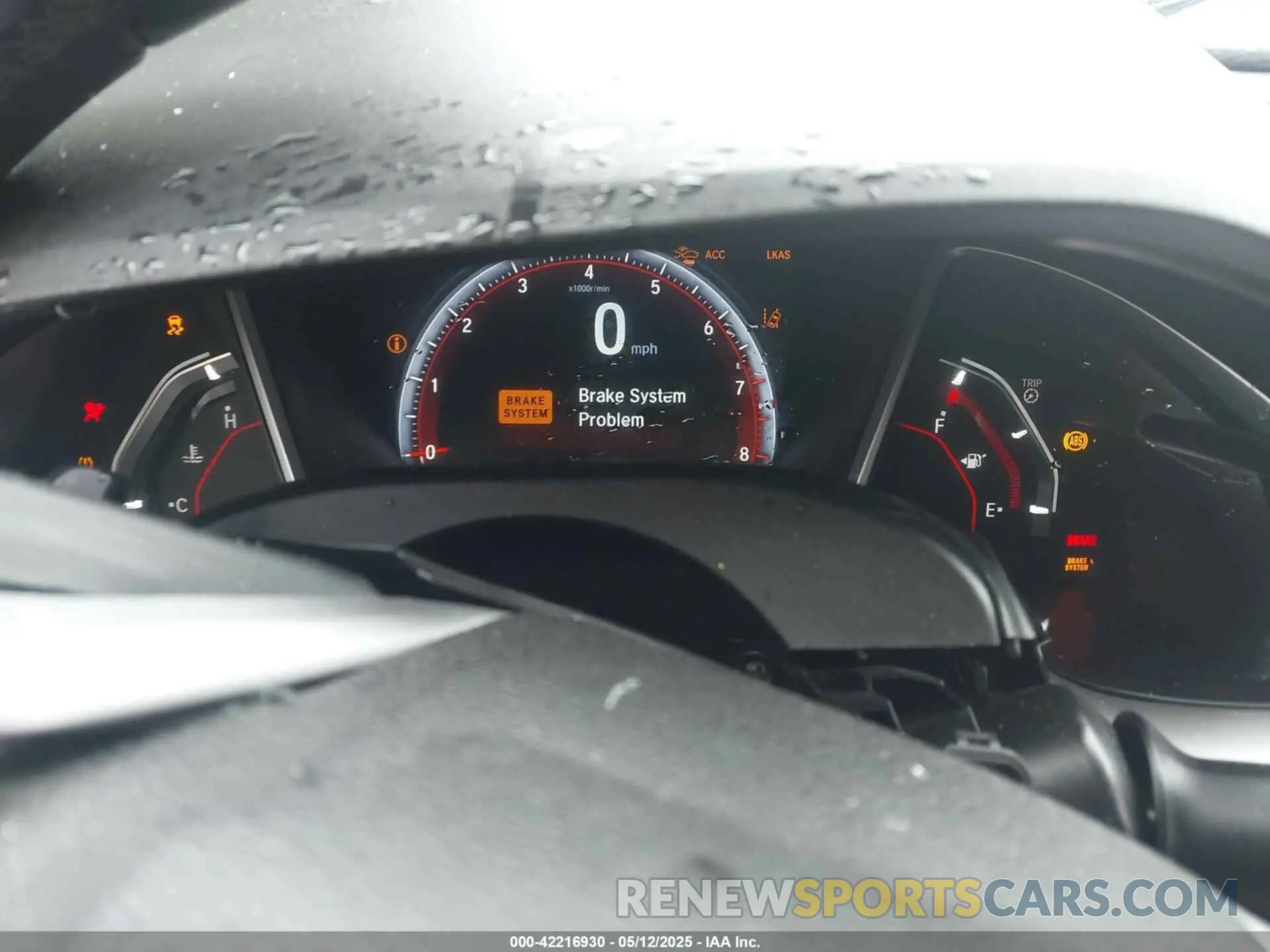 7 fotografías del automóvil dañado 2HGFC4B86KH308205 HONDA CIVIC 2019