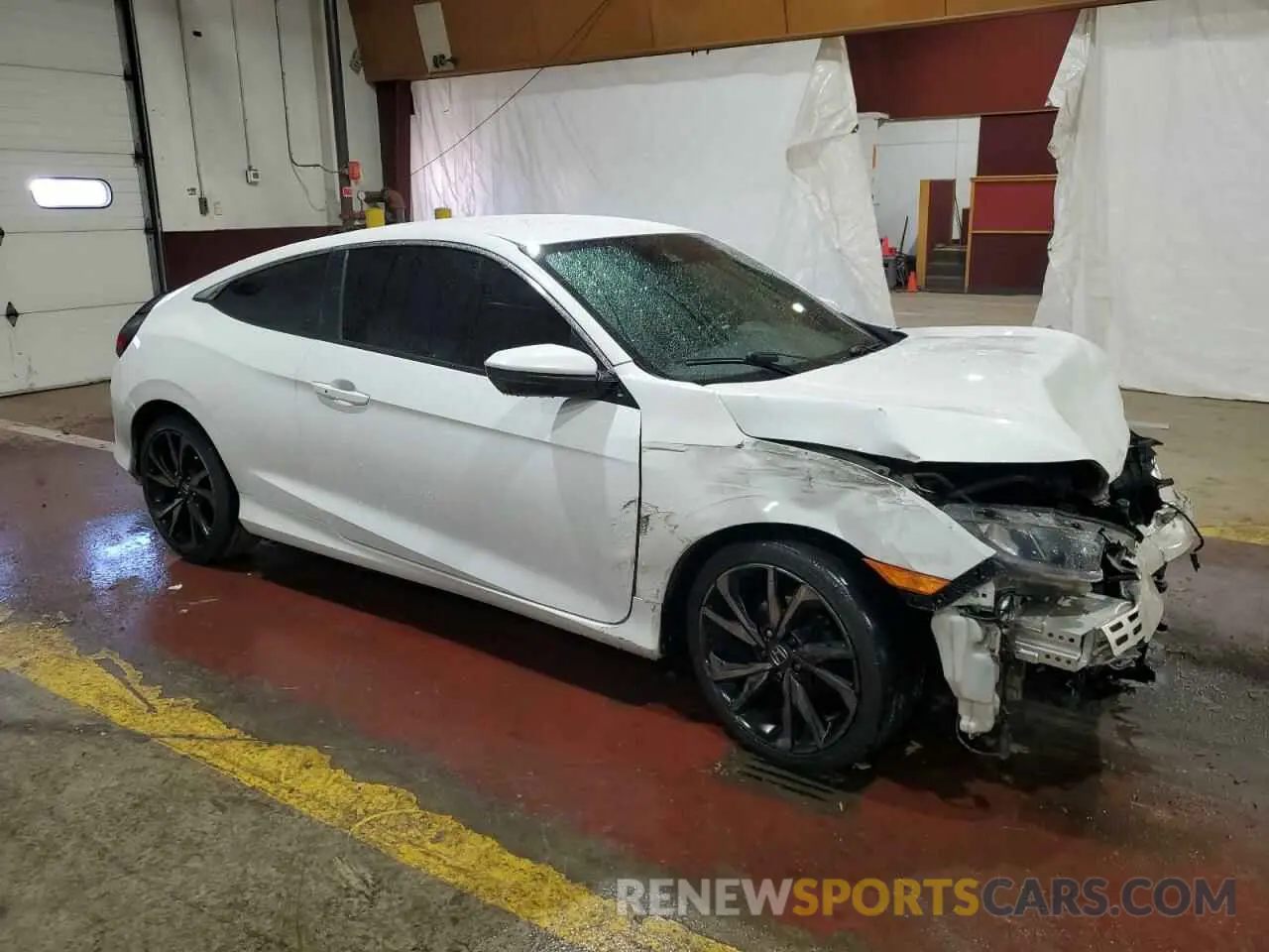 4 fotografías del automóvil dañado 2HGFC4B88KH302728 HONDA CIVIC 2019
