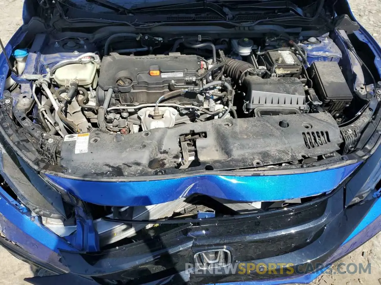 11 fotografías del automóvil dañado 2HGFC4B8XKH300429 HONDA CIVIC 2019