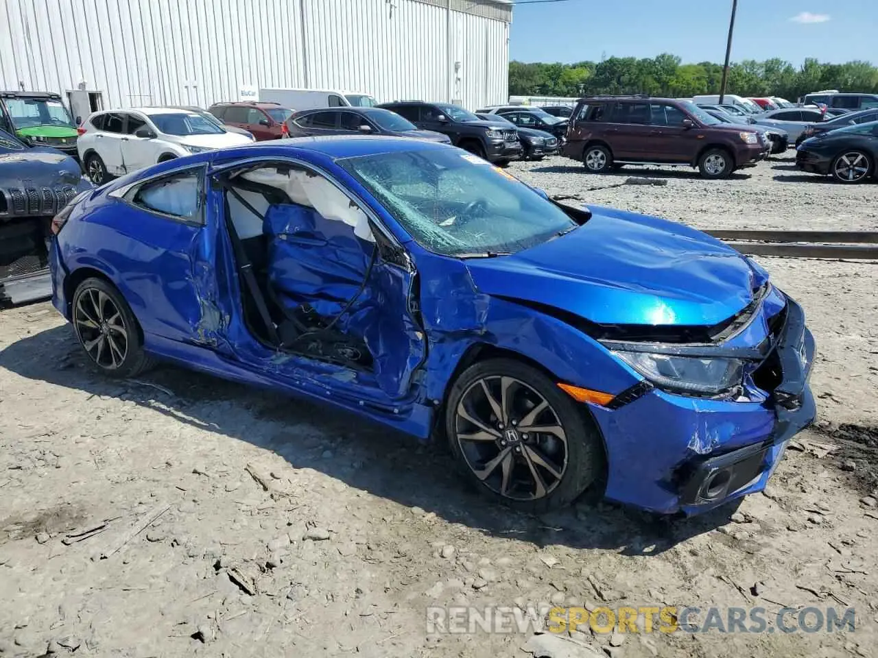 4 fotografías del automóvil dañado 2HGFC4B8XKH300429 HONDA CIVIC 2019