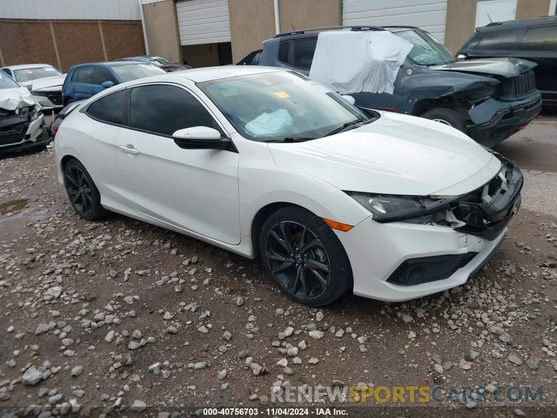 1 fotografías del automóvil dañado 2HGFC4B8XKH304089 HONDA CIVIC 2019