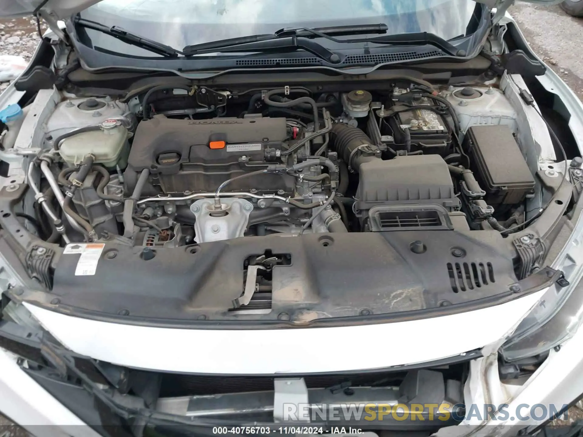 10 fotografías del automóvil dañado 2HGFC4B8XKH304089 HONDA CIVIC 2019