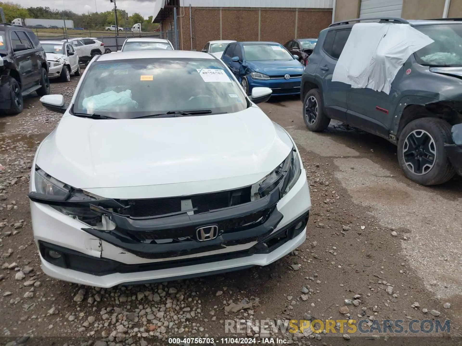 12 fotografías del automóvil dañado 2HGFC4B8XKH304089 HONDA CIVIC 2019
