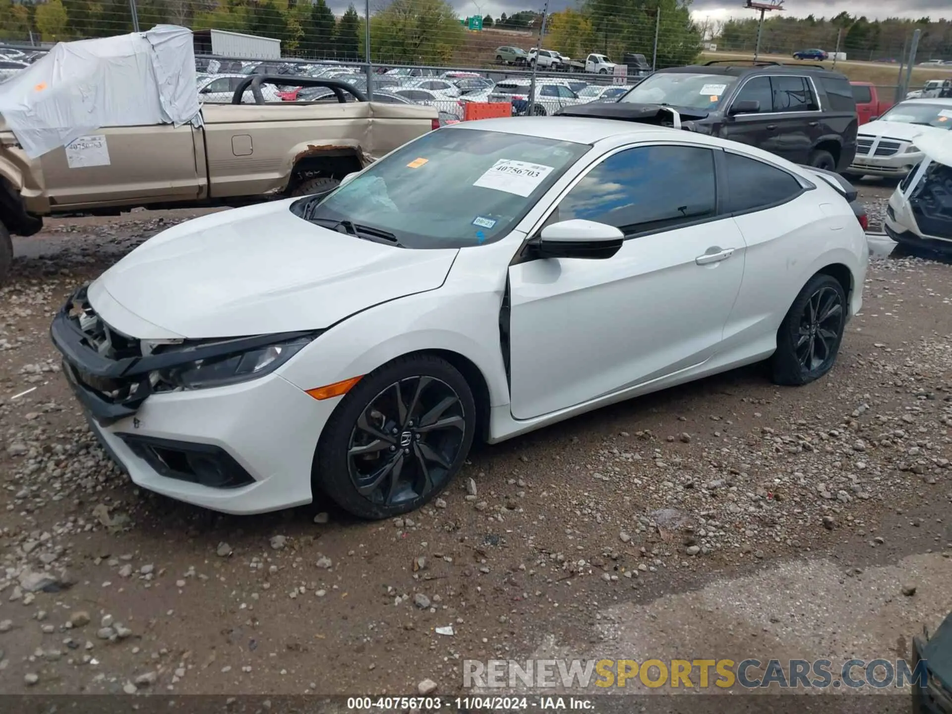 2 fotografías del automóvil dañado 2HGFC4B8XKH304089 HONDA CIVIC 2019