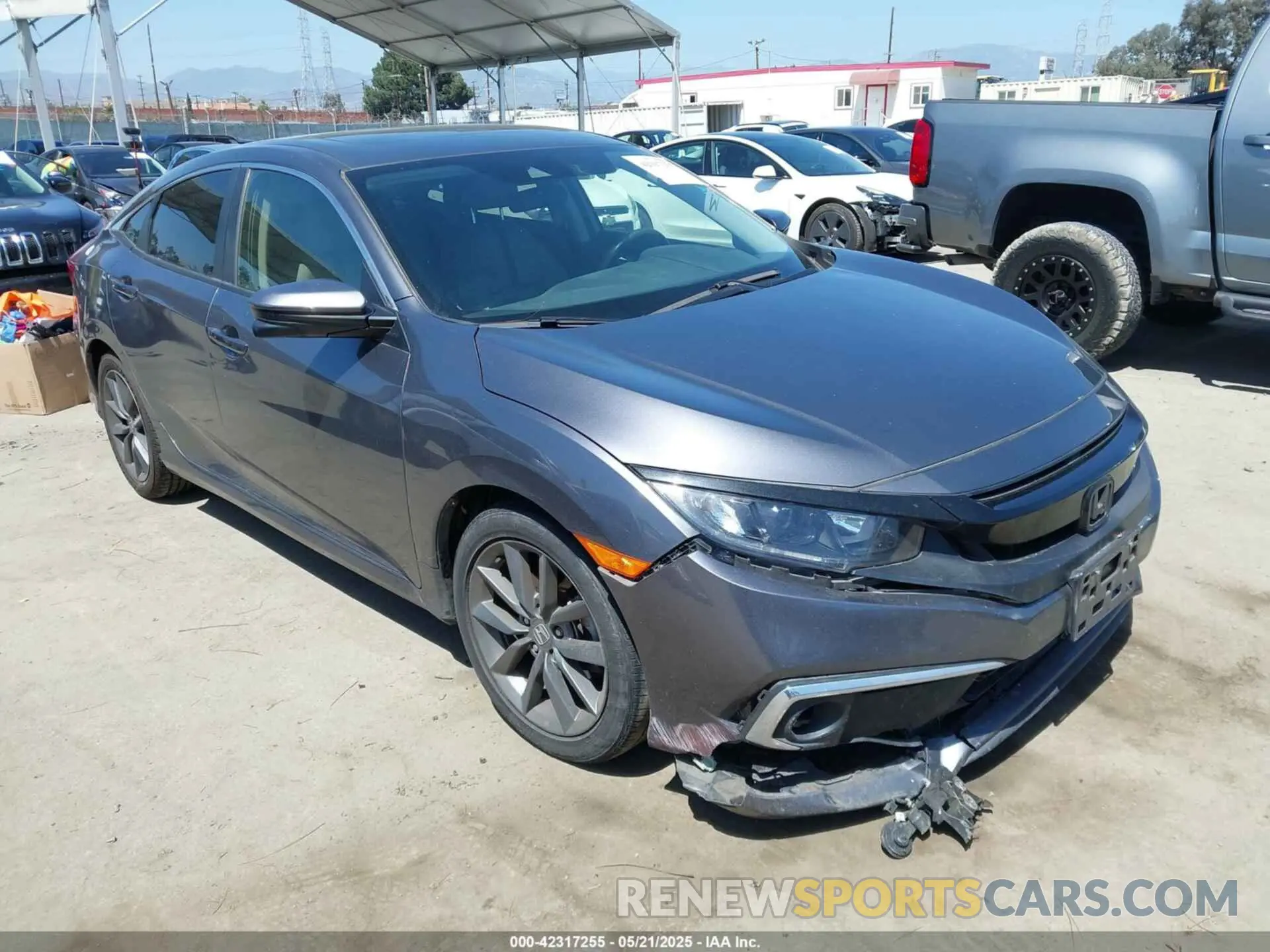 1 fotografías del automóvil dañado JHMFC1F30KX006897 HONDA CIVIC 2019