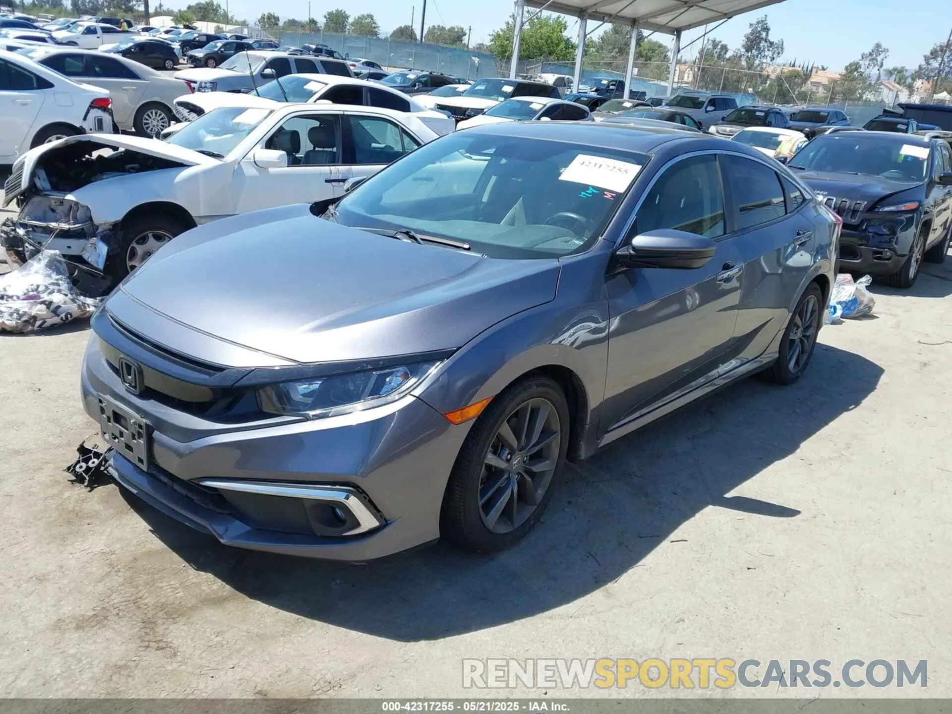 2 fotografías del automóvil dañado JHMFC1F30KX006897 HONDA CIVIC 2019