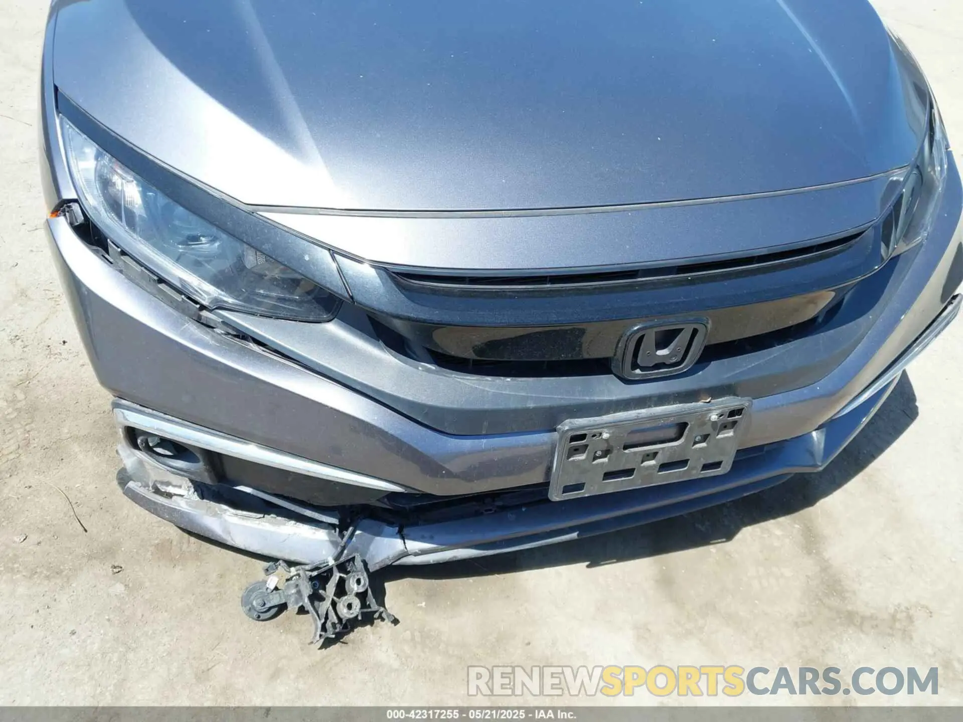 6 fotografías del automóvil dañado JHMFC1F30KX006897 HONDA CIVIC 2019