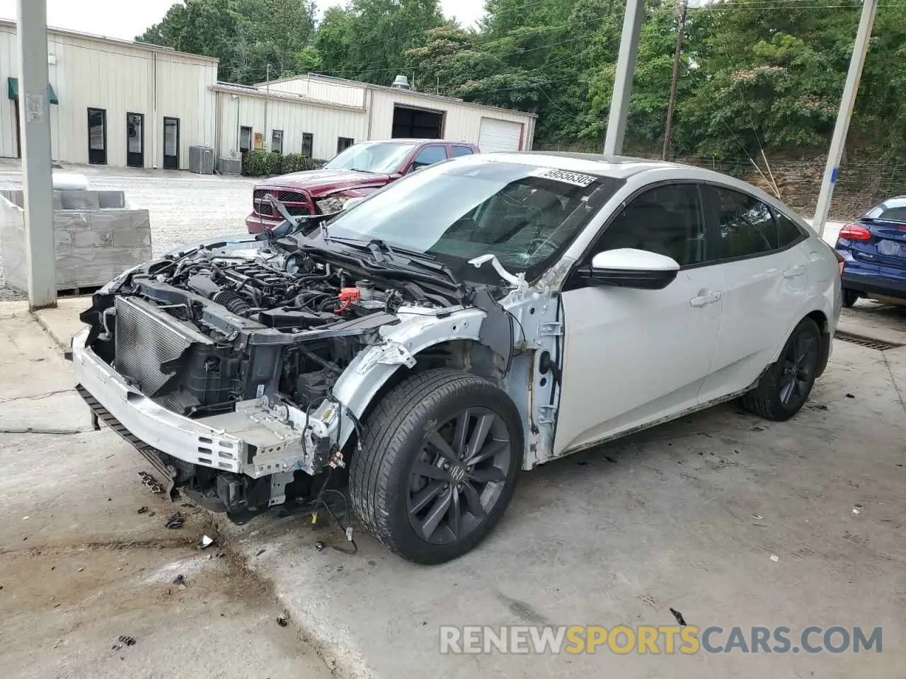 1 fotografías del automóvil dañado JHMFC1F30KX012781 HONDA CIVIC 2019
