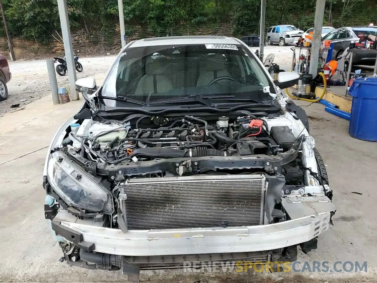 5 fotografías del automóvil dañado JHMFC1F30KX012781 HONDA CIVIC 2019