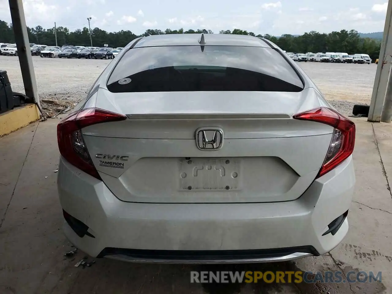 6 fotografías del automóvil dañado JHMFC1F30KX012781 HONDA CIVIC 2019