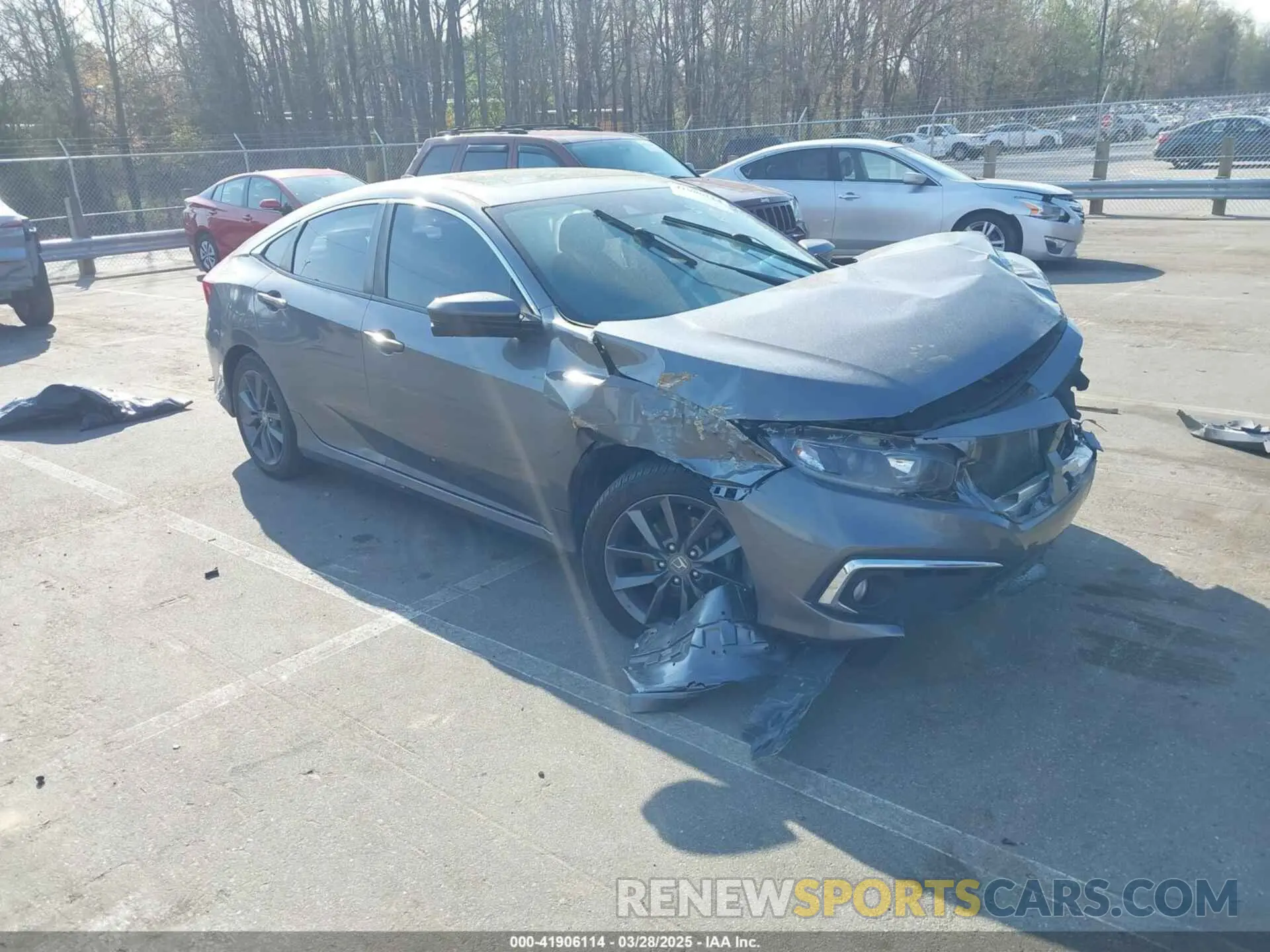 1 fotografías del automóvil dañado JHMFC1F31KX001627 HONDA CIVIC 2019