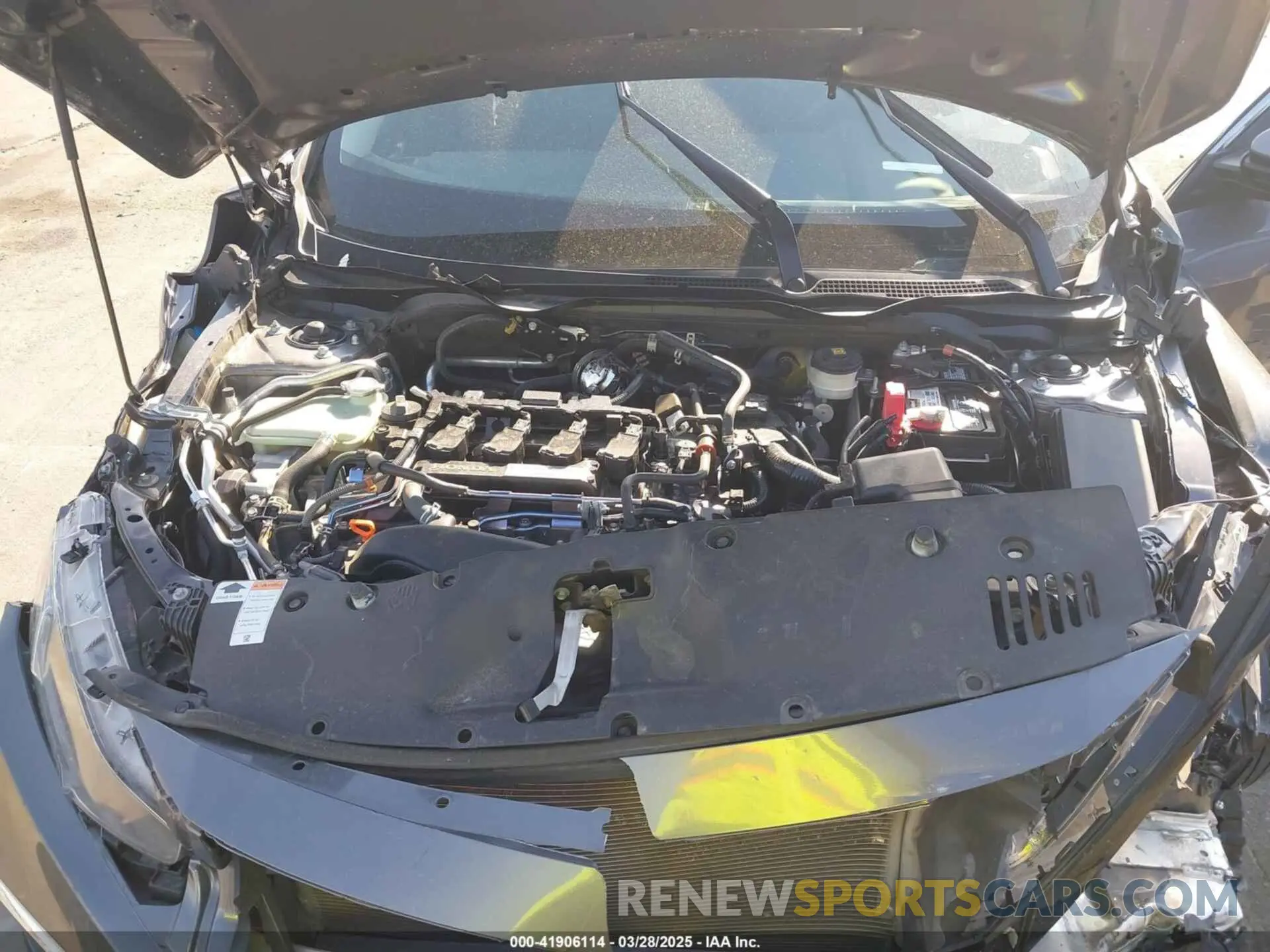 10 fotografías del automóvil dañado JHMFC1F31KX001627 HONDA CIVIC 2019