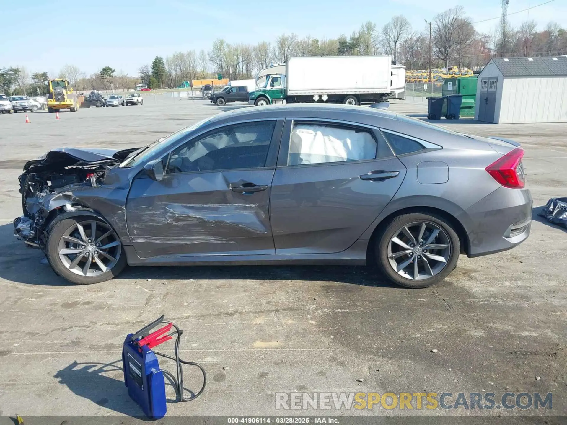 13 fotografías del automóvil dañado JHMFC1F31KX001627 HONDA CIVIC 2019
