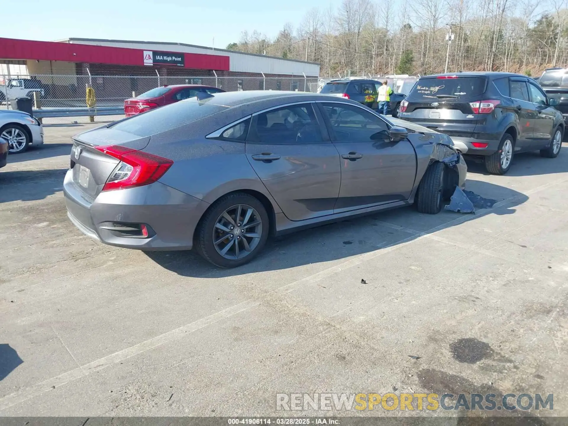 4 fotografías del automóvil dañado JHMFC1F31KX001627 HONDA CIVIC 2019