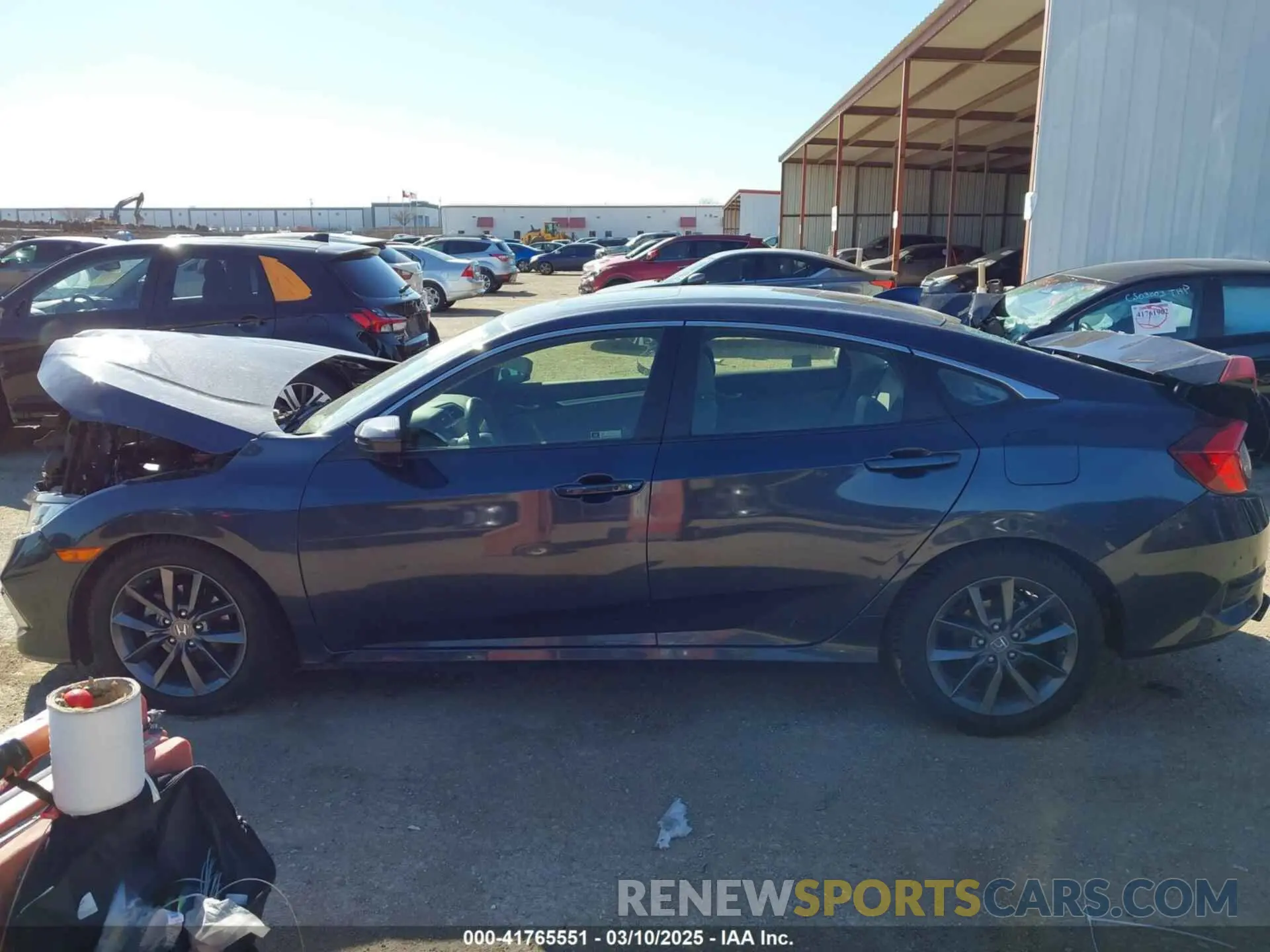 14 fotografías del automóvil dañado JHMFC1F31KX005256 HONDA CIVIC 2019