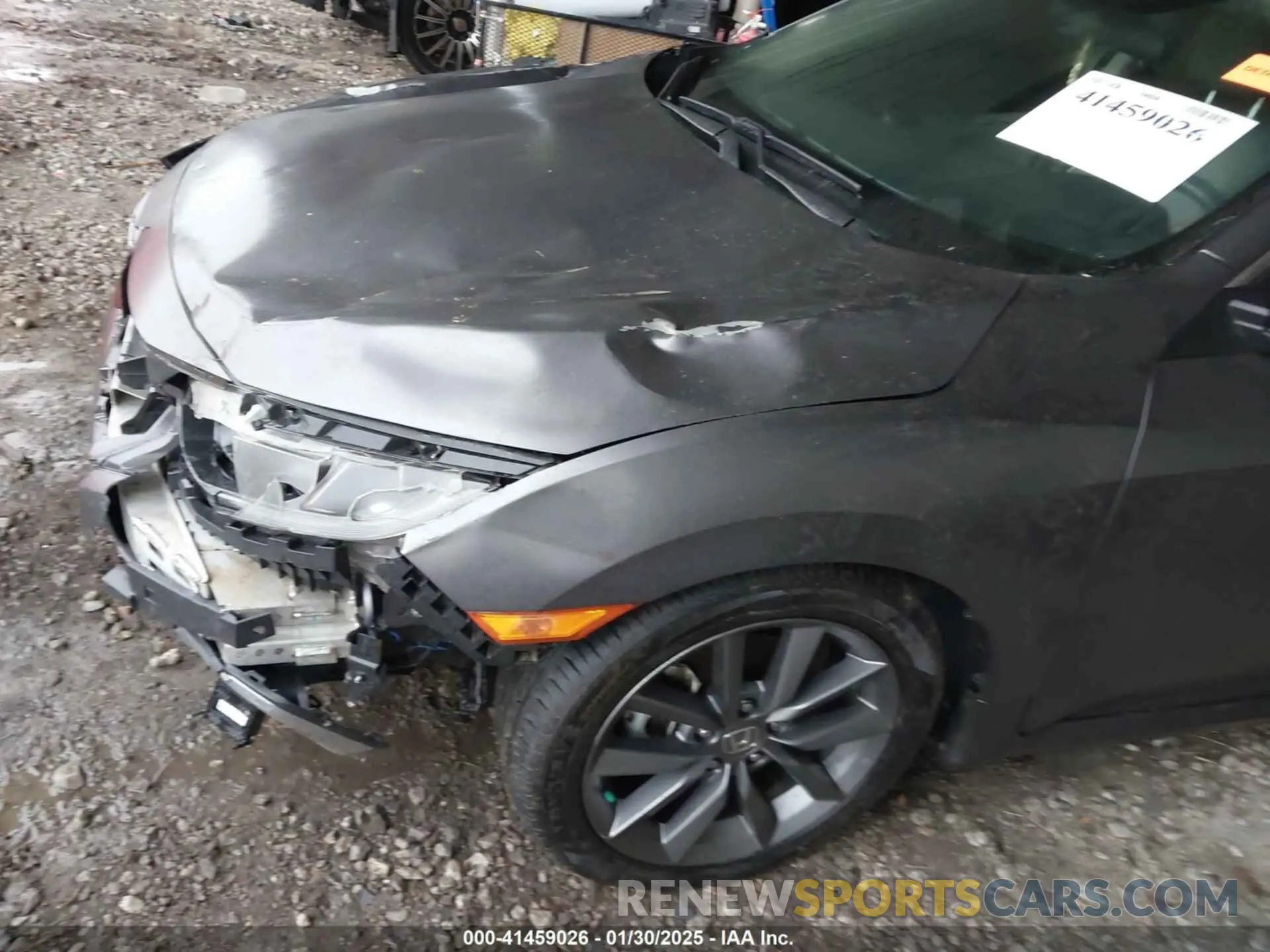 6 fotografías del automóvil dañado JHMFC1F32KX011485 HONDA CIVIC 2019