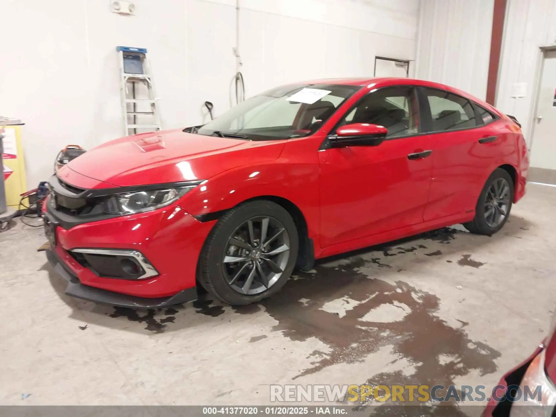 2 fotografías del automóvil dañado JHMFC1F34KX005106 HONDA CIVIC 2019