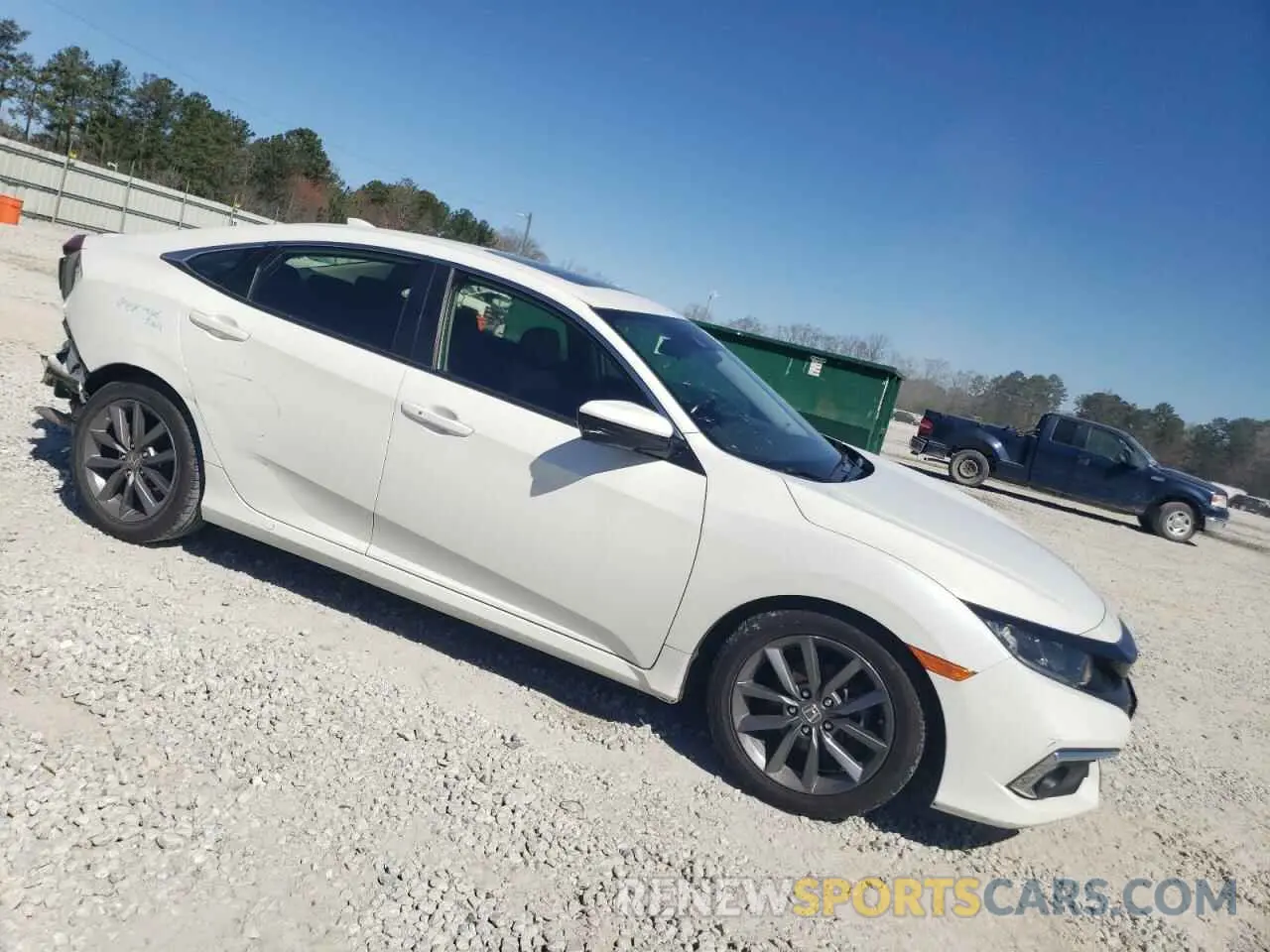 4 fotografías del automóvil dañado JHMFC1F34KX008443 HONDA CIVIC 2019