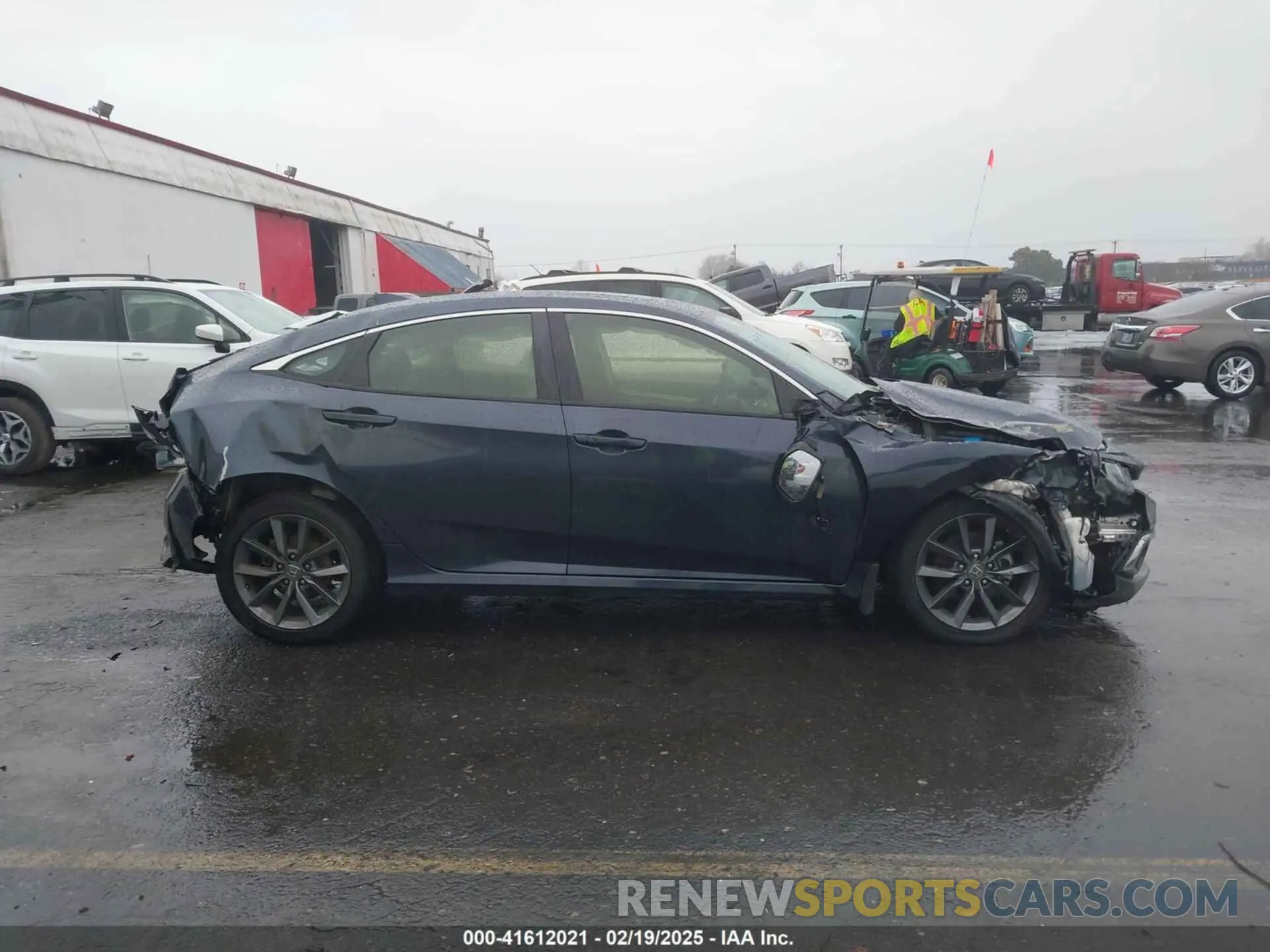 13 fotografías del automóvil dañado JHMFC1F34KX009754 HONDA CIVIC 2019