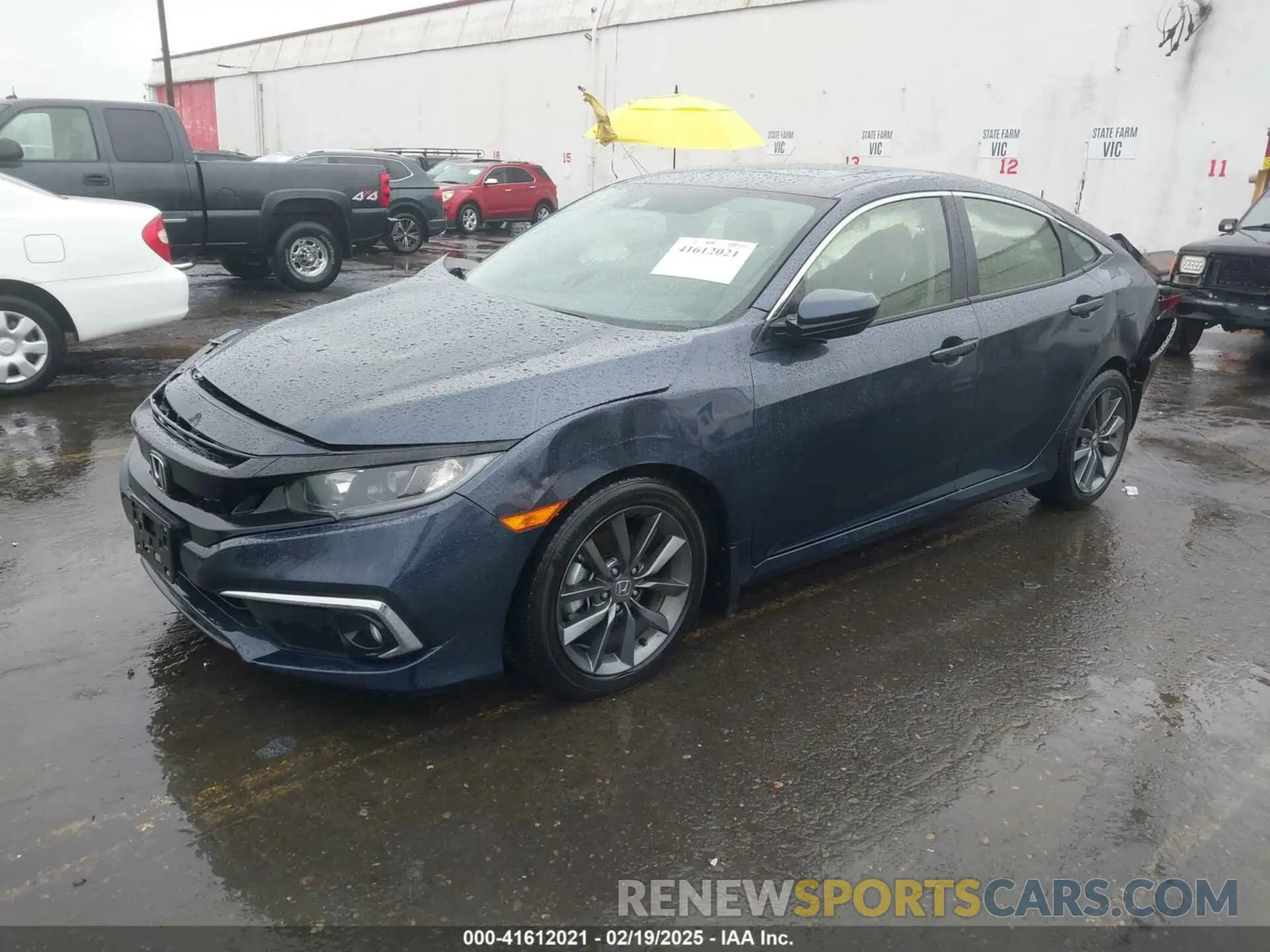 2 fotografías del automóvil dañado JHMFC1F34KX009754 HONDA CIVIC 2019