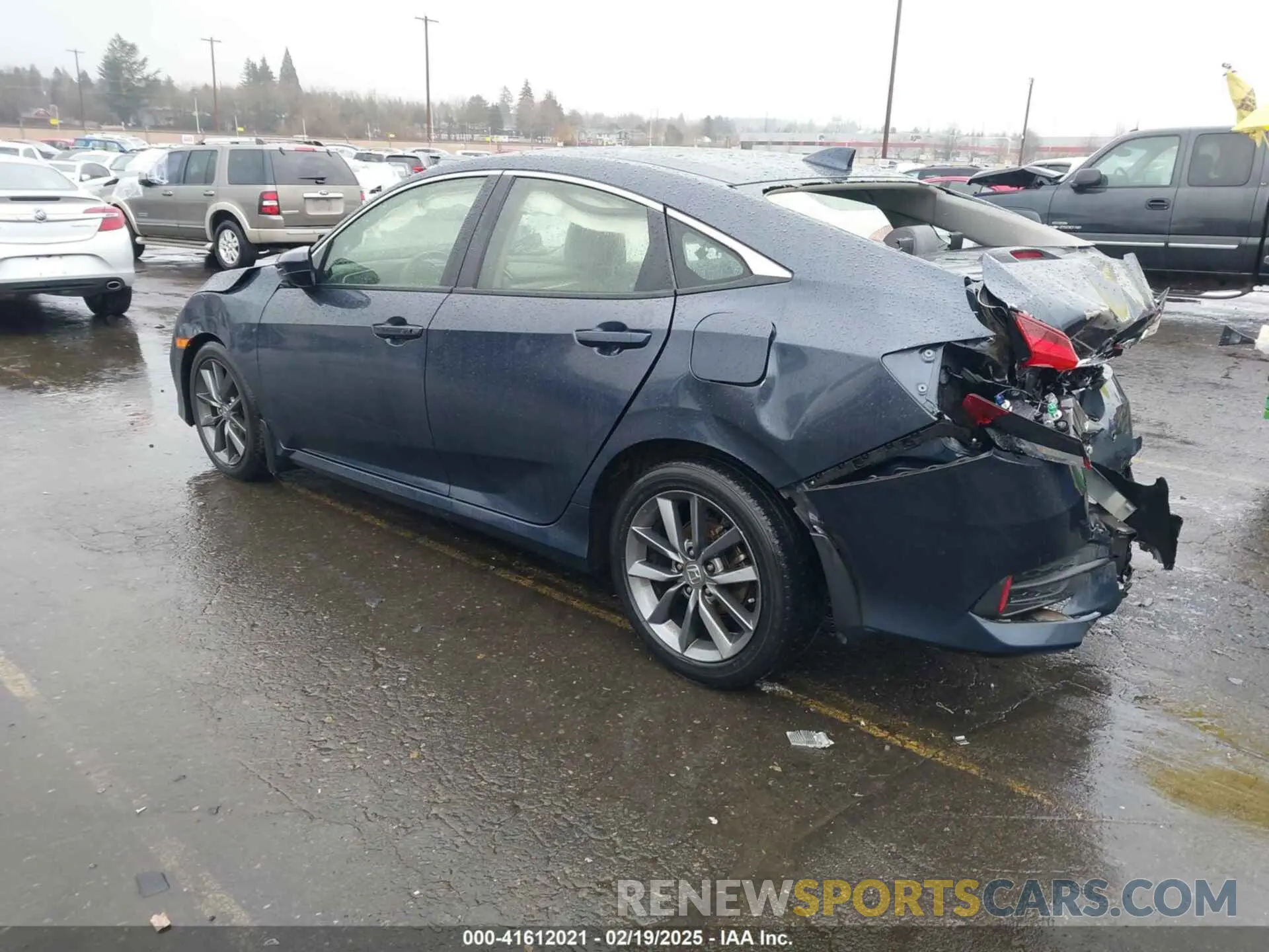 3 fotografías del automóvil dañado JHMFC1F34KX009754 HONDA CIVIC 2019