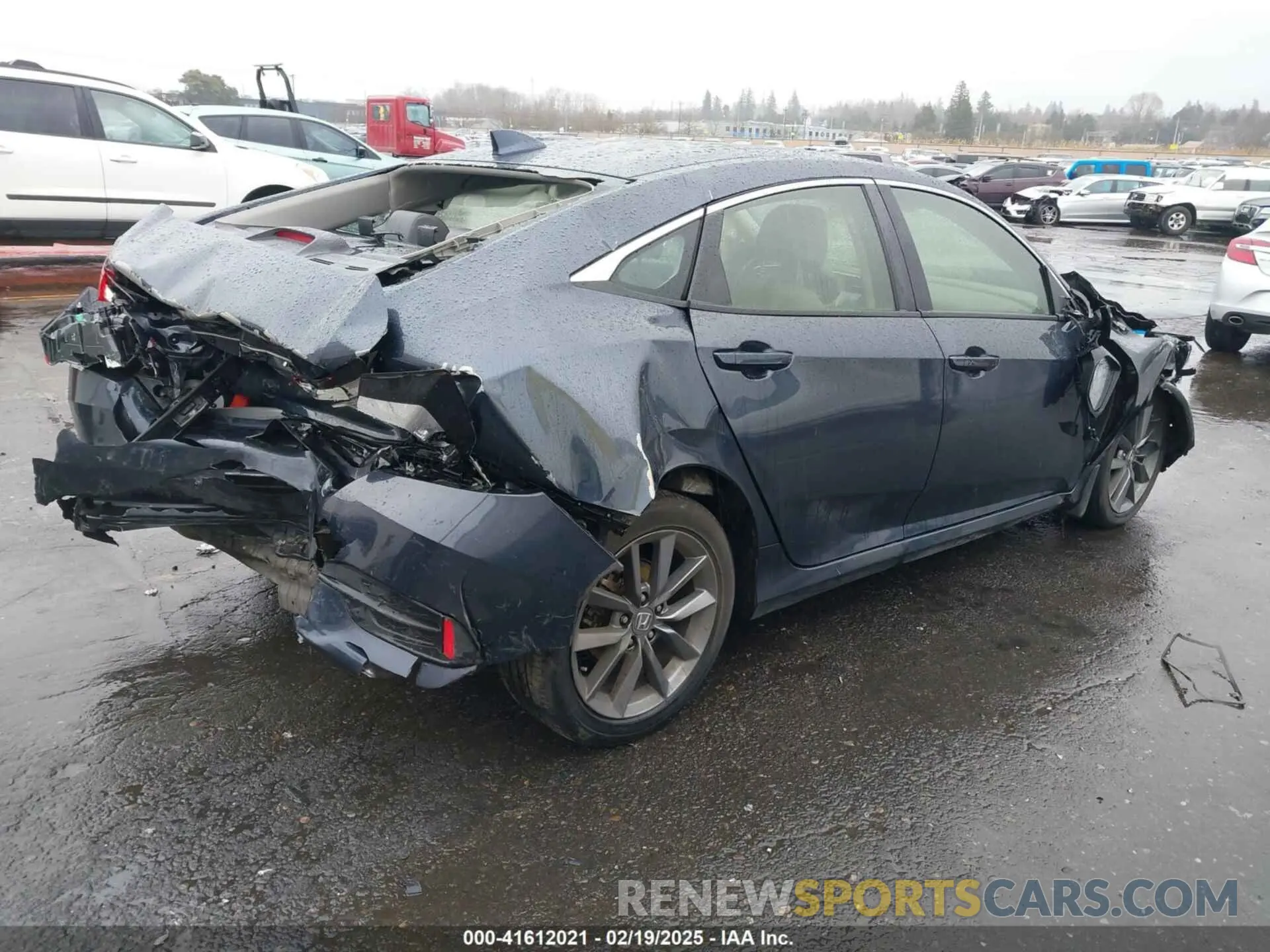 4 fotografías del automóvil dañado JHMFC1F34KX009754 HONDA CIVIC 2019