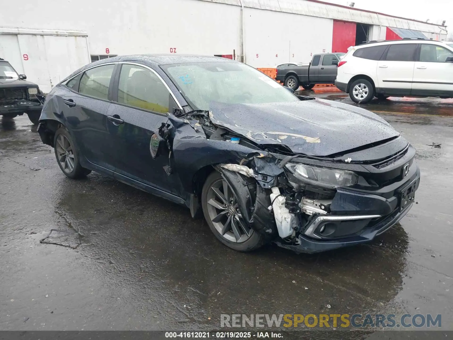 6 fotografías del automóvil dañado JHMFC1F34KX009754 HONDA CIVIC 2019