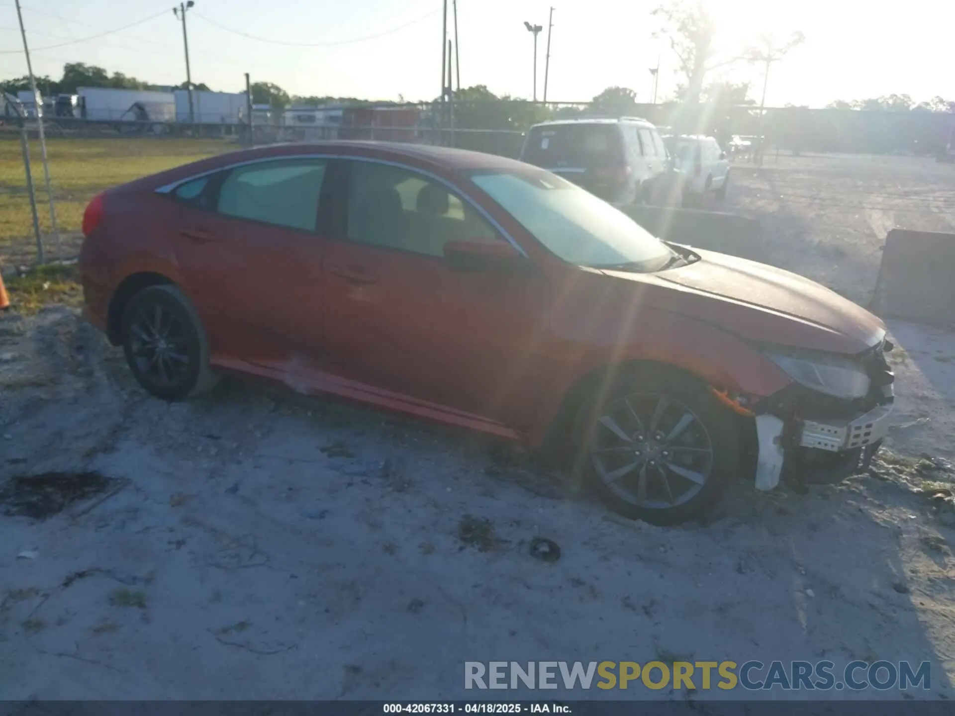 1 fotografías del automóvil dañado JHMFC1F35KX000075 HONDA CIVIC 2019