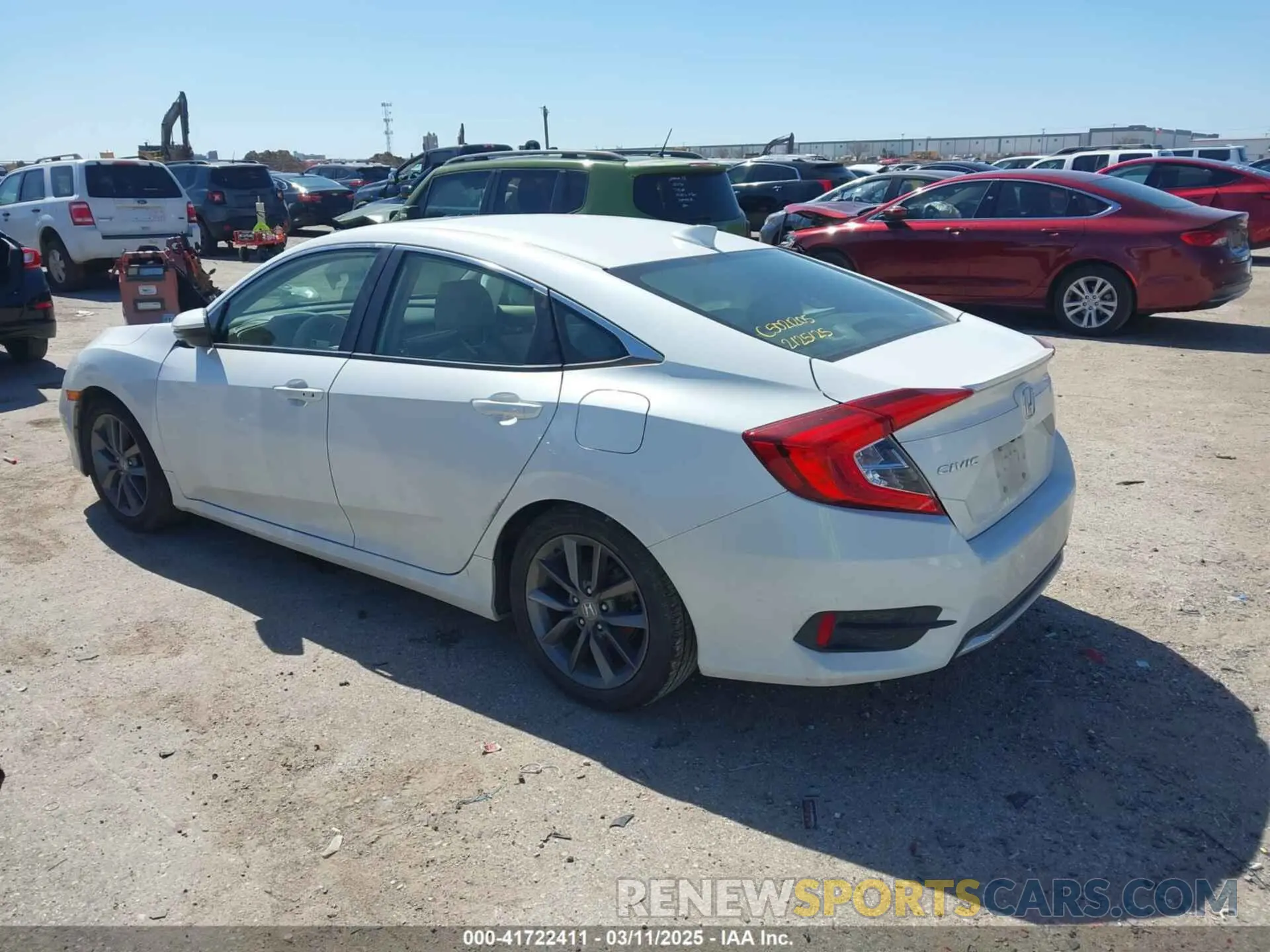 3 fotografías del automóvil dañado JHMFC1F35KX001825 HONDA CIVIC 2019
