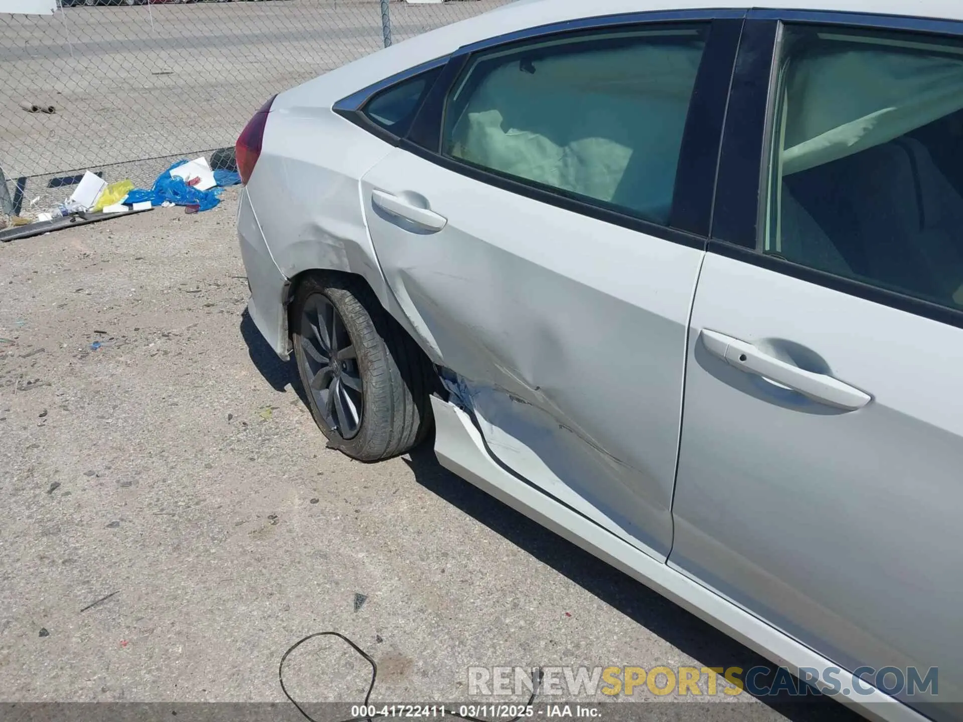 6 fotografías del automóvil dañado JHMFC1F35KX001825 HONDA CIVIC 2019