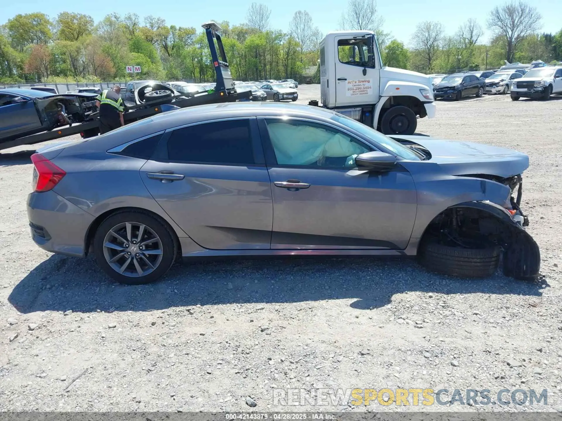 13 fotografías del automóvil dañado JHMFC1F35KX010508 HONDA CIVIC 2019