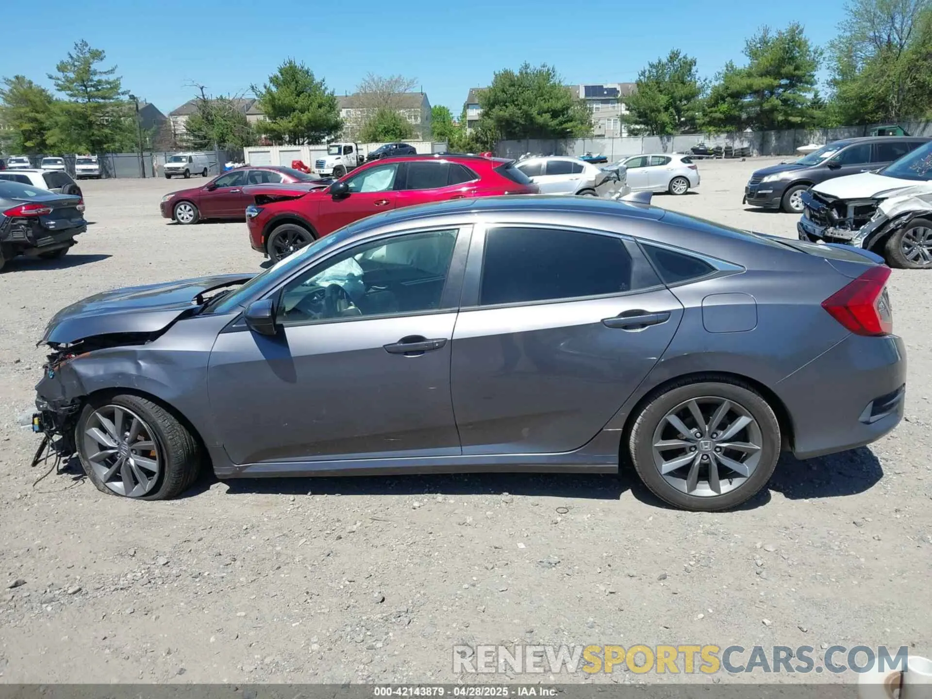 14 fotografías del automóvil dañado JHMFC1F35KX010508 HONDA CIVIC 2019
