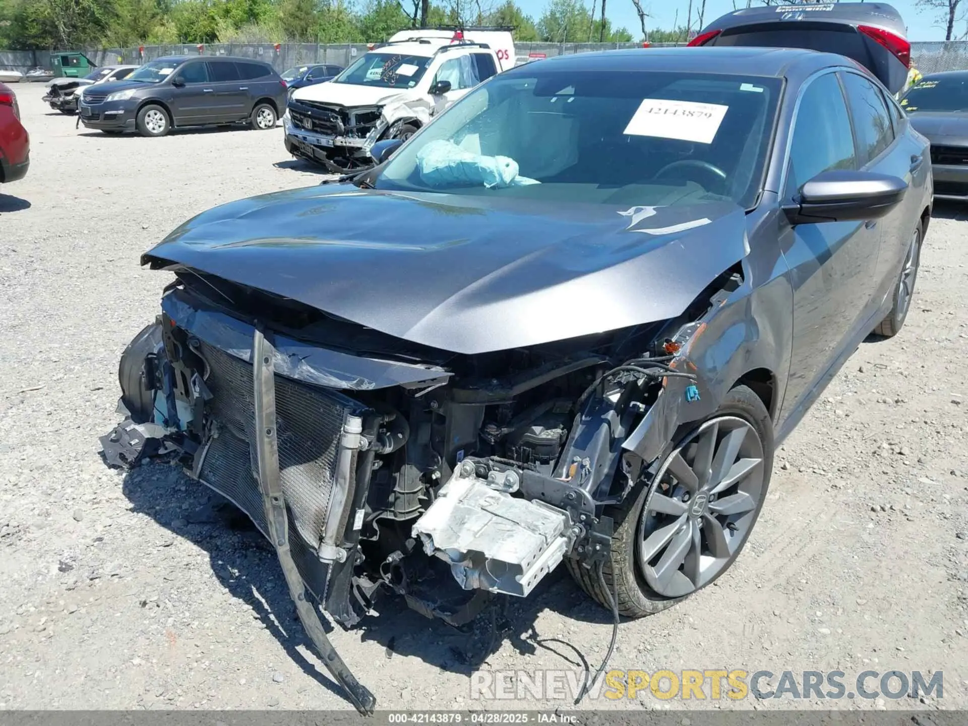 6 fotografías del automóvil dañado JHMFC1F35KX010508 HONDA CIVIC 2019