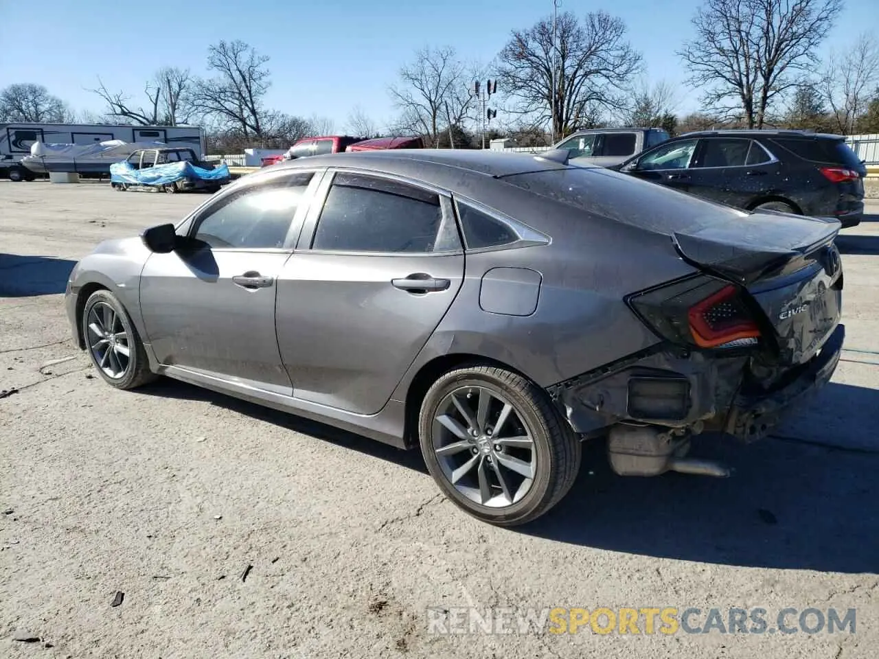 2 fotografías del automóvil dañado JHMFC1F35KX013232 HONDA CIVIC 2019