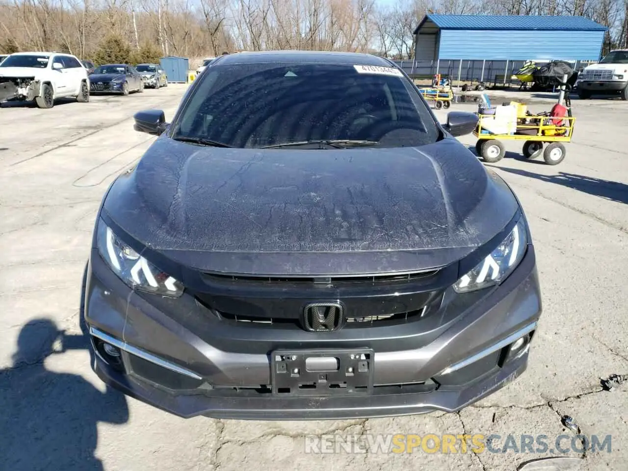 5 fotografías del automóvil dañado JHMFC1F35KX013232 HONDA CIVIC 2019