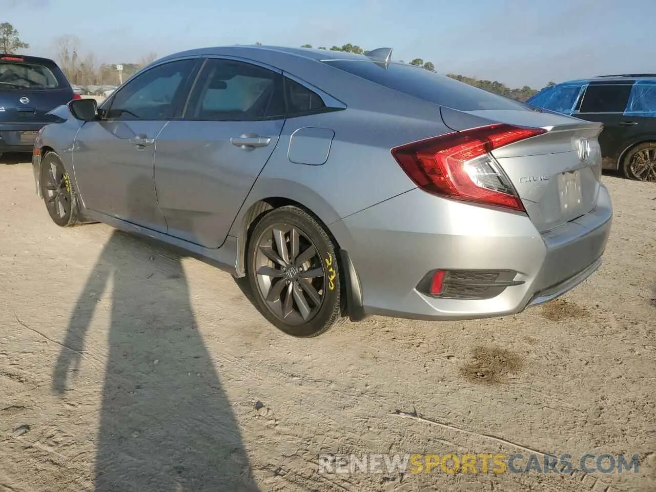 2 fotografías del automóvil dañado JHMFC1F36KX003468 HONDA CIVIC 2019