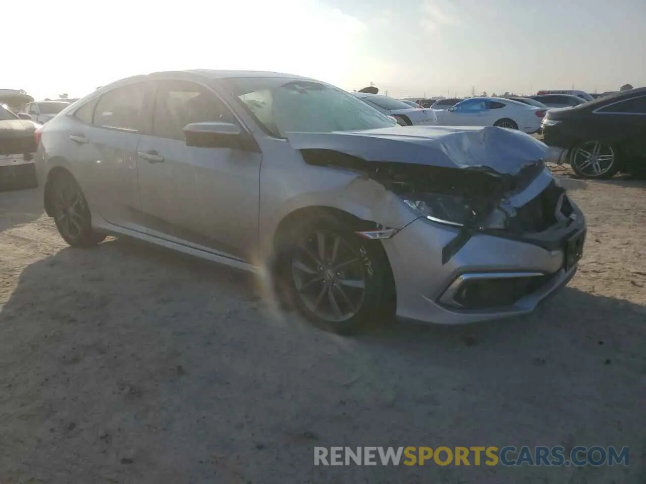 4 fotografías del automóvil dañado JHMFC1F36KX003468 HONDA CIVIC 2019