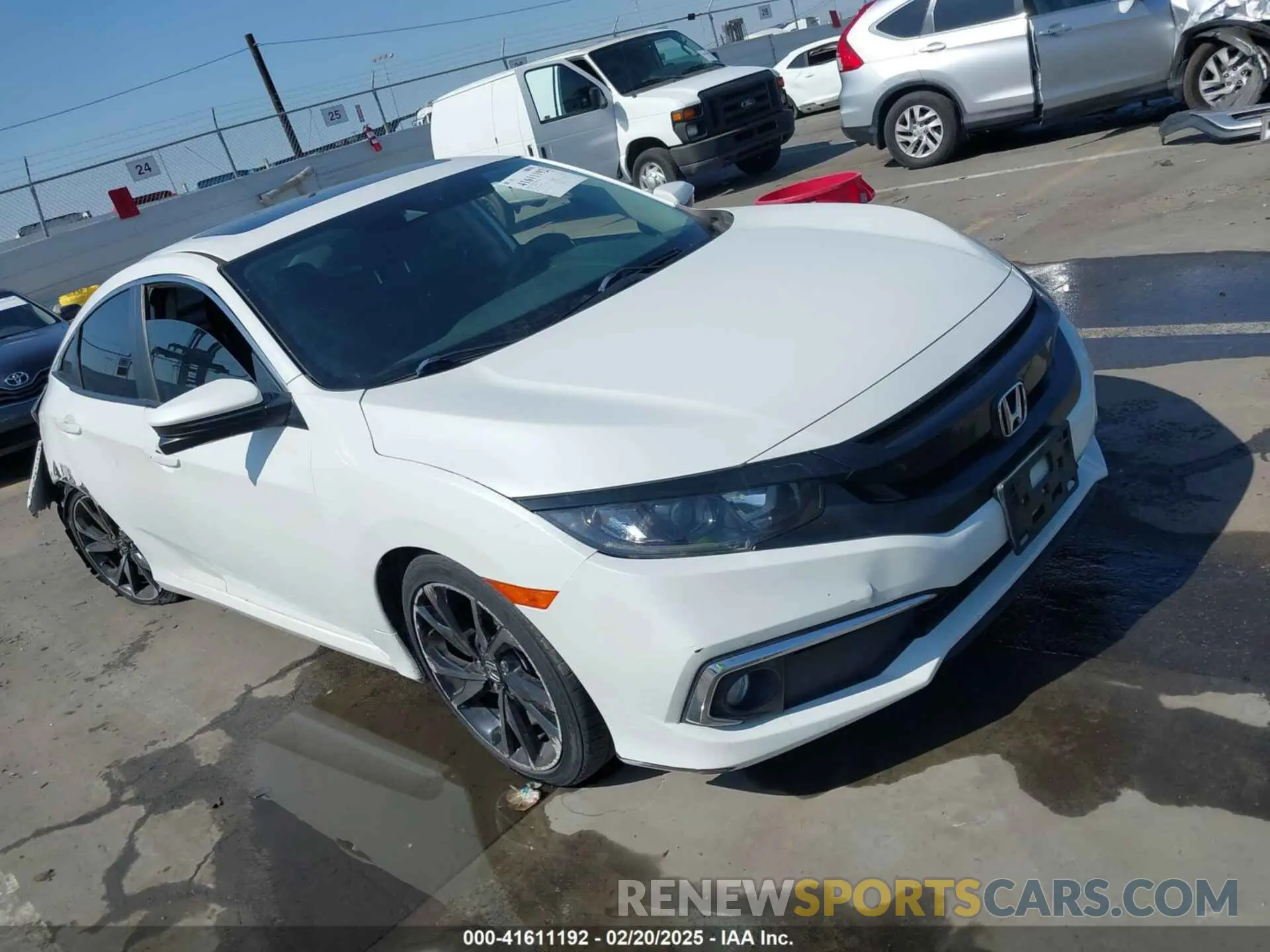 1 fotografías del automóvil dañado JHMFC1F36KX006399 HONDA CIVIC 2019