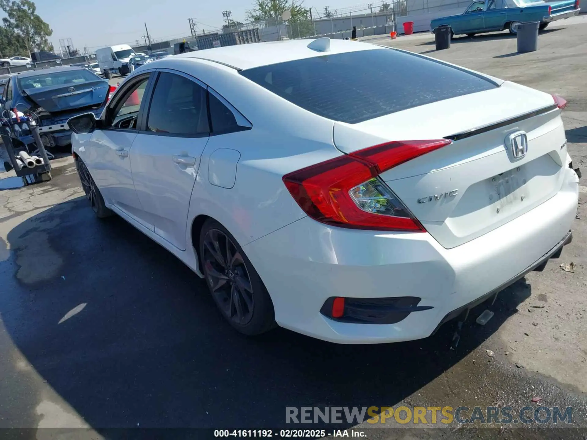 3 fotografías del automóvil dañado JHMFC1F36KX006399 HONDA CIVIC 2019