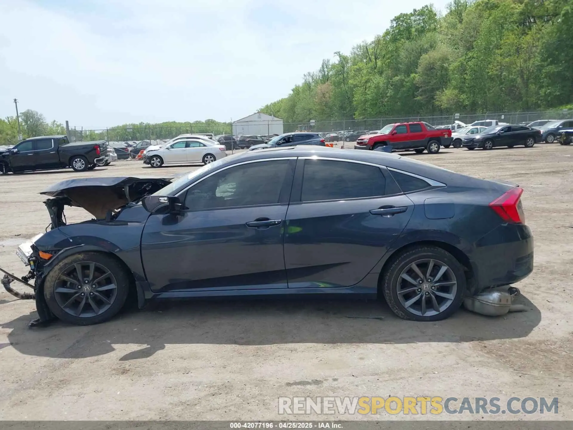 13 fotografías del automóvil dañado JHMFC1F37KX008758 HONDA CIVIC 2019