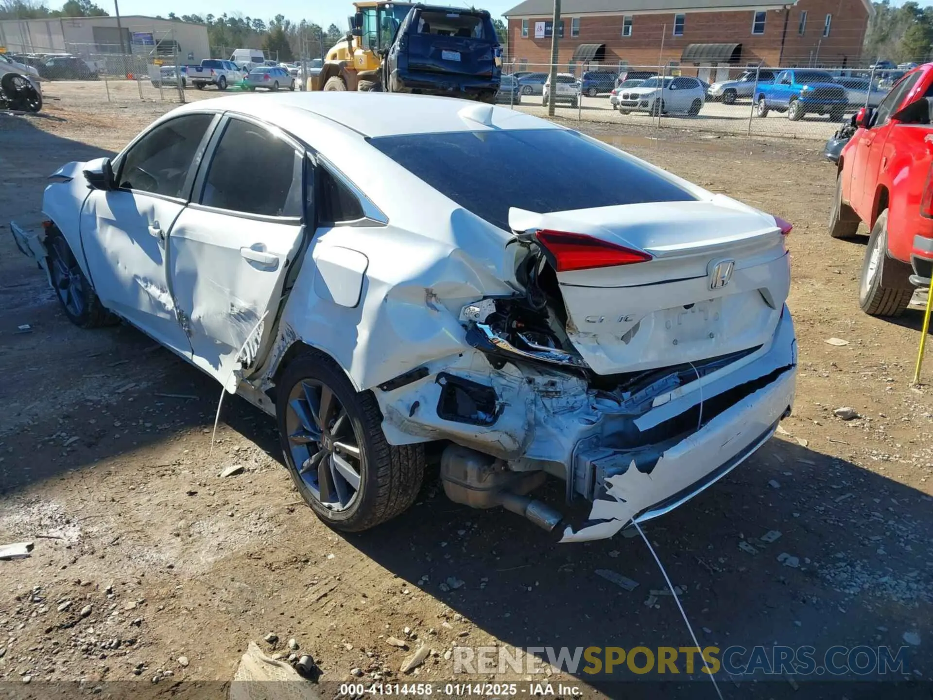 3 fotografías del automóvil dañado JHMFC1F39KX003593 HONDA CIVIC 2019