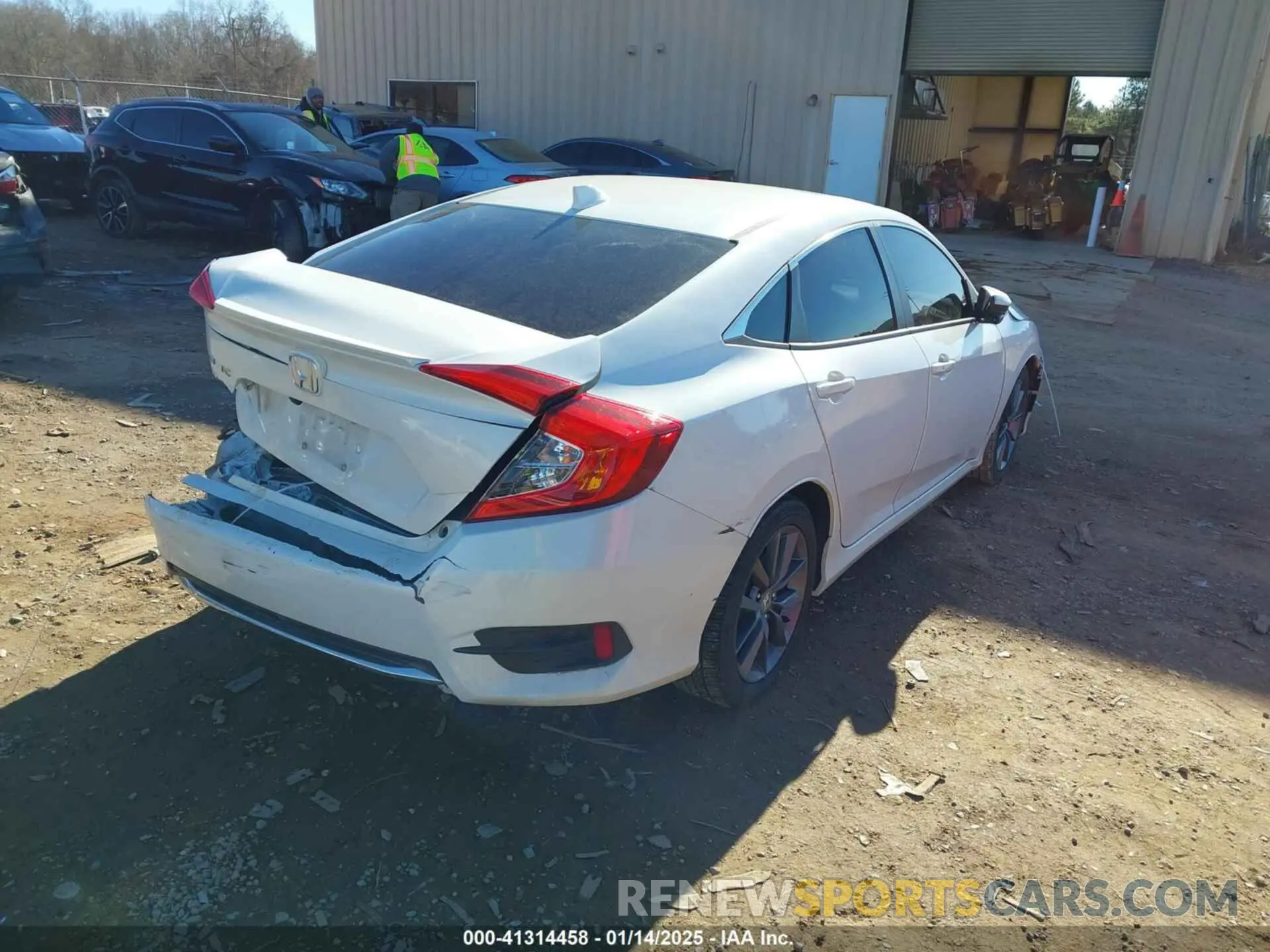 4 fotografías del automóvil dañado JHMFC1F39KX003593 HONDA CIVIC 2019
